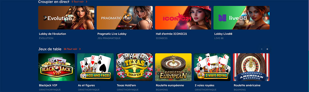 croupiers en direct bofcasino