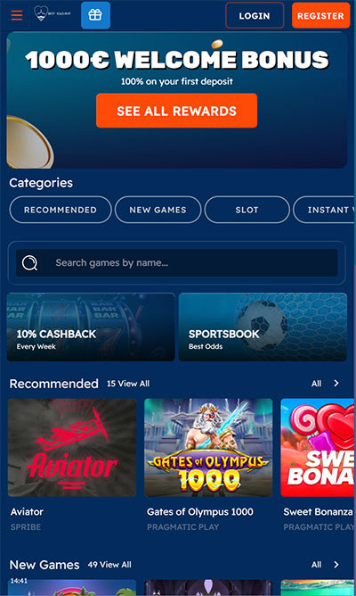 version mobile bof casino